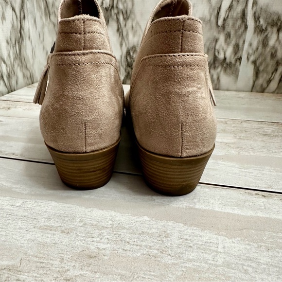 Arizona Coachella Women’s Sz 10 Brown Faux Suede Ankle Bootie Western Fallcore - Picture 10 of 14